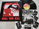 METALLICA - 'KILL 'EM ALL'  Music For Nations UK LP  EX VINYL