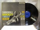 CANNONBALL ADDERLEY-MILT JACKSON-THINGS ARE GETTING BETTER ON RIVERSIDE JAZZ LP-