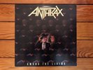 Anthrax - Among The Living 1987 Island Megaforce 90584-1 Jacket NM- Vinyl VG+