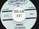 The Emersons DOO WOP 45 (Newport 7004) Hungry /Joannie Joannie    VG+