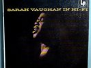 SARAH VAUGHAN w/MILES DAVIS IN HI-FI RARE ORIG '55 COLUMBIA MONO LP DG BEAUTIFUL
