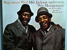 WES MONTGOMERY BAGS MEETS WES  RARE ORIG '61 RIVERSIDE BLACK LABEL STEREO LP N/M