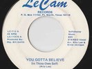 Rare Soul Funk 45 - Third Wish - You Gotta Believe - LeCam