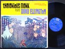 THELONIOUS MONK Plays Duke Ellington LP RIVERSIDE RLP 12-201 US '58 JAZZ DG MONO