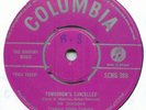 THE SHADOWS - TOMORROW'S CANCELLED - GREEK 45 RPM - PRESSING OF GREECE