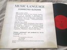 Music-Language (Red Crayola) - Corrected Slogans LP private press Strong VG+