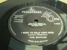 THE BEATLES I WANT TO HOLD YOUR HAND 1963 UK SOLID CENTRE 7