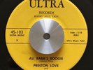 Mod Popcorn R&B Mambo 45 PRESTON LOVE Ali Baba's Boogie/That's All Right Baby NM