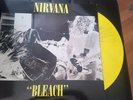 Nirvana Bleach Yellow Lp Record Rar