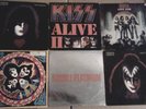 KISS Record Covers - Unmasked Dressed To Kill Love Gun Alive Rock And Roll Over