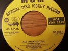JOHNNY OLIVER MGM 11827 ALL I HAVE IS YOU SING THE BLUES MOD BLUES ROCKER 45