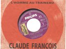 CLAUDE FRANCOIS - Rare pochette-cible et SP 
