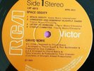 David Bowie LP Space Oddity UK Orange RCA press 1E 1E Textured label 1 side