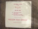 RARE ELVIS PRESLEY 1962 US DJ PROMO 45 w/ SLEEVE Follow That Dream EP EPA 4368
