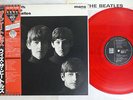 BEATLES WITH THE EMI/ODEON EAS-70131 Japan OBI CLEAR RED VINYL LP