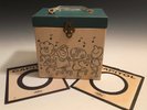 Beautiful 1960s CAPITOL Record Case / Great for Beatles 45s w 2 Capitol Sleeves