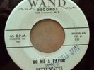 BETTE WATTS & GRP 45 Do me a favor / Let it be WAND VG++  Doowop Kz497