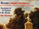 PHILIPS STEREO - ROSSINI COMPLETE OVERTURES - ASMF - MARRINER - 4LP BOX - MINT