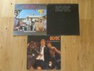 AC/DC AC DC - THREE VINYL LP RECORDS - BACK IN BLACK - IF YOU WANT - DIRTY DEEDS