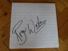 ROGER WATERS SIGNED THE WALL LP VERY RARE ORIGINAL AUTOGRAPH PINK FLOYD LEGEND 
