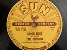 COUNTRY BOPPER 78 Earl Peterson BOOGIE BLUES/IN THE DARK Sun 197 V+