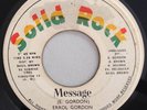 ERROL GORDON - MESSAGE - SOLID ROCK ( RARE ROOTS 7 )