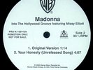 MADONNA - INTO THE HOLLYWOOD GROOVE feat. Missy Elliott - US PROMO RARE 12