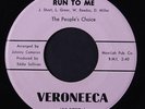 PEOPLE'S CHOICE: Run To Me / You're Mine 45 (Crossover Sweet Soul) Soul