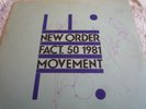 SIGNED X 3 ORIGINAL NEW ORDER FACT. 50 1981 MOVEMENT - A2 ALBUM VINYL RECORD LP