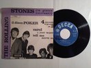 ROLLING STONES DISCO POKER E.P. +PS CAROL +3 DECCA F 11999 ITALY ONLY GREAT COPY