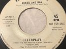 DEREK AND RAY INTERPLAY PROMO WHITE LABEL 45 7