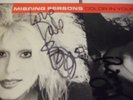 MISSING PERSONS COLOR IN YOUR LIFE AUTOGRAPHED LP