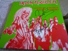 SIGNED LIVE PARIS LIMITED EDITION IRON MAIDEN FRENCH KISS ALBUM RECORD LP VINYL