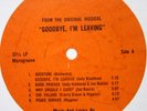 GOODBYE I'M LEAVING Original Musical LP PRIVATE PRESS SHOW CAST RECORDING RARE