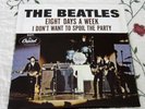 The Beatles-8 Days A Week/I Don't Want To Spoil The Party-West Coast PicSlv-NM