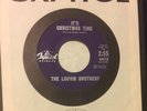 LOUVIN BROTHERS It's Christmas Time/Santa Claus Parade 45 Capitol country