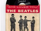 The Beatles 45 rpm Record and Picture Sleeve'' She Loves You'' Swan ''