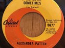 ALEXANDER PATTEN northern soul 45 A Lil Lovin' Sometimes / More Dreams   Capitol