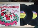 Walt Disney Presents MERRY CHRISTMAS SONGS 29 All-Time Favorites 2- LPs 1978