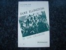 DUKE ELLINGTON JAZZ CONCERT PROGRAMME PARIS 1939 SUPER RARE