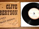 CLIVE CULBERTSON   TIME TO KILL b/w BUSY SIGNAL   UK PUNK KBD POWERPOP 7