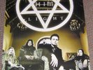 HIM ROCK STUNNING RARE UK RECORD COMPANY PROMO POSTER FOR 