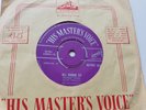 RARE HMV Mauve / Silver 45 Elvis Presley - All Shook Up / Heartaches Begin 1957