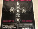 Guns N’ Roses The Angels Street Press Poster 1988 Welcome To The Jungle Tour