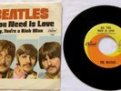 THE BEATLES ALL YOU NEED IS LOVE / BABY YOU'RE A RICH MAN EC PS LISTEN