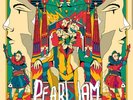 Pearl Jam Barcelona Concert Show Poster by Van Orton. July 13th.