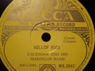 Calender & Maringar Band Decca 2641 78 rpm record Africa Creole Calypso