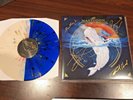 MASTODON SIGNED LEVIATHAN RECORD ON ROYAL BLUE AND BONE WHITE HALF SPLATTER NEW
