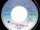 RUSH -Circumstances / The Trees- 1978 CANADIAN Anthem PROMO 45  CANADA  #ANS-009