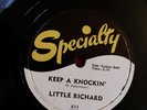 Little Richard Specialty 78 RPM Keep A Knockin' E+